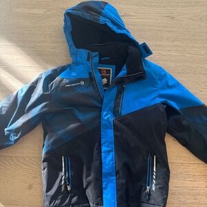 Blue ski coat